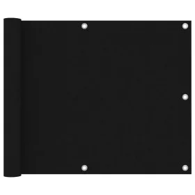 Balkonmarkise aus schwarzem Oxford-Stoff, 75 x 500 cm von vidaXL, Sonnenschirme - Ref: Foro24-135058, Preis: 22,13 €, Rabatt: %