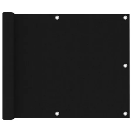 Balcony awning black oxford fabric 75x500 cm by vidaXL, Umbrellas - Ref: Foro24-135058, Price: 22,13 €, Discount: %