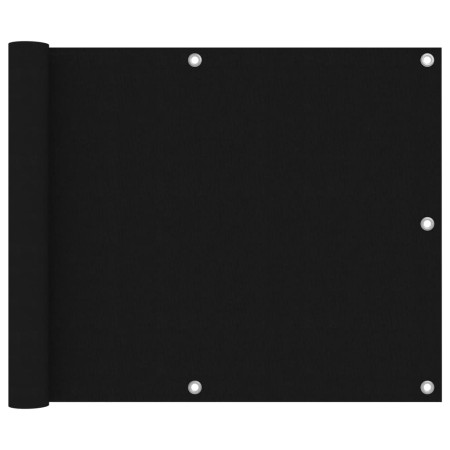Toldo para balcón tela oxford negro 75x500 cm de vidaXL, Sombrillas - Ref: Foro24-135058, Precio: 22,58 €, Descuento: %