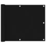Balcony awning black oxford fabric 75x500 cm by vidaXL, Umbrellas - Ref: Foro24-135058, Price: 22,13 €, Discount: %