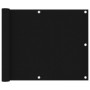 Toldo para balcón tela oxford negro 75x500 cm de vidaXL, Sombrillas - Ref: Foro24-135058, Precio: 22,58 €, Descuento: %