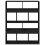 Estantería de madera de ingeniería negra 100x33x125,5 cm de , Librerías y estanterías - Ref: Foro24-3309358, Precio: 99,15 €,...
