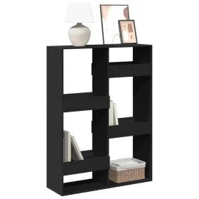 Engineered wood black shelf 100x33x135 cm by , Bookcases and shelves - Ref: Foro24-3309385, Price: 93,68 €, Discount: %