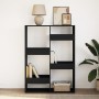 Estantería de madera de ingeniería negra 100x33x135 cm de , Librerías y estanterías - Ref: Foro24-3309385, Precio: 94,78 €, D...
