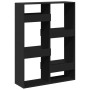 Estantería de madera de ingeniería negra 100x33x135 cm de , Librerías y estanterías - Ref: Foro24-3309385, Precio: 94,78 €, D...