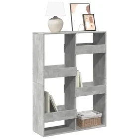 Estantería de madera de ingeniería gris hormigón 100x33x135 cm de , Librerías y estanterías - Ref: Foro24-3309387, Precio: 91...