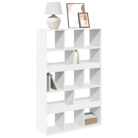 Estantería de madera de ingeniería blanca 100x33x156,5 cm de , Librerías y estanterías - Ref: Foro24-3309366, Precio: 117,44 ...