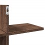Estante pared madera ingeniería marrón roble 124,5x18x60,5 cm de , Estantes y estanterías - Ref: Foro24-853269, Precio: 39,37...