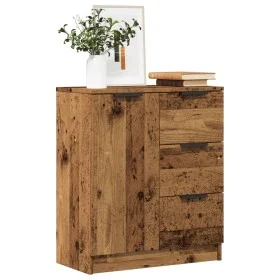 Aparador de madera de ingeniería envejecida 60x30x70 cm de , Aparadores - Ref: Foro24-856836, Precio: 78,78 €, Descuento: %