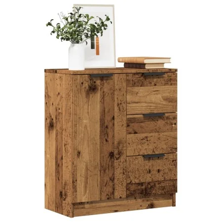 Aparador de madera de ingeniería envejecida 60x30x70 cm de , Aparadores - Ref: Foro24-856836, Precio: 78,78 €, Descuento: %