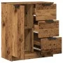 Aparador de madera de ingeniería envejecida 60x30x70 cm de , Aparadores - Ref: Foro24-856836, Precio: 78,78 €, Descuento: %