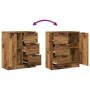 Aparador de madera de ingeniería envejecida 60x30x70 cm de , Aparadores - Ref: Foro24-856836, Precio: 78,78 €, Descuento: %