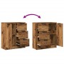 Aparador de madera de ingeniería envejecida 60x30x70 cm de , Aparadores - Ref: Foro24-856836, Precio: 79,90 €, Descuento: %