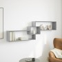 Armario de pared madera de ingeniería gris Sonoma 158x18x53 cm de , Estantes y estanterías - Ref: Foro24-854819, Precio: 35,2...