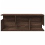 Mueble de pared madera de ingeniería marrón roble 80x20x30 cm de , Estantes y estanterías - Ref: Foro24-854838, Precio: 30,67...