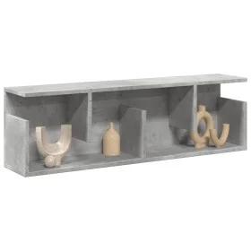 Armario de pared madera ingeniería gris hormigón 100x20x30 cm by , Shelves and shelves - Ref: Foro24-854844, Price: 41,03 €, ...