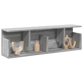 Armario de pared madera de ingeniería gris Sonoma 100x20x30 cm de , Estantes y estanterías - Ref: Foro24-854846, Precio: 42,6...
