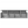 Armario de pared madera de ingeniería gris Sonoma 100x20x30 cm de , Estantes y estanterías - Ref: Foro24-854846, Precio: 42,6...