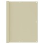 Toldo para balcón tela oxford crema 120x600 cm de vidaXL, Sombrillas - Ref: Foro24-134959, Precio: 32,10 €, Descuento: %