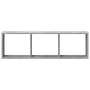 Armario de pared madera ingeniería gris hormigón 100x16x30 cm de , Estantes y estanterías - Ref: Foro24-854871, Precio: 26,96...