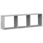 Armario de pared madera ingeniería gris hormigón 100x16x30 cm de , Estantes y estanterías - Ref: Foro24-854871, Precio: 26,96...