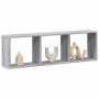 Armario de pared madera de ingeniería gris Sonoma 100x16x30 cm de , Estantes y estanterías - Ref: Foro24-854873, Precio: 30,5...