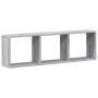 Armario de pared madera de ingeniería gris Sonoma 100x16x30 cm de , Estantes y estanterías - Ref: Foro24-854873, Precio: 30,5...