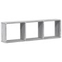 Armario de pared madera de ingeniería gris Sonoma 100x16x30 cm de , Estantes y estanterías - Ref: Foro24-854873, Precio: 30,5...