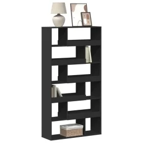 Estantería de madera de ingeniería negra 100x33x187,5 cm de , Librerías y estanterías - Ref: Foro24-3309349, Precio: 145,87 €...