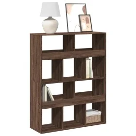 Estantería de madera de ingeniería marrón roble 100x33x125,5 cm de , Librerías y estanterías - Ref: Foro24-3309363, Precio: 9...