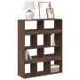 Estantería de madera de ingeniería marrón roble 100x33x125,5 cm de , Librerías y estanterías - Ref: Foro24-3309363, Precio: 9...