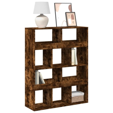 Estantería madera de ingeniería roble ahumado 100x33x125,5 cm de , Librerías y estanterías - Ref: Foro24-3309361, Precio: 96,...