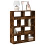 Estantería madera de ingeniería roble ahumado 100x33x125,5 cm de , Librerías y estanterías - Ref: Foro24-3309361, Precio: 96,...