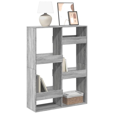 Estantería de madera de ingeniería gris Sonoma 100x33x135 cm de , Librerías y estanterías - Ref: Foro24-3309389, Precio: 94,7...