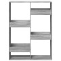 Estantería de madera de ingeniería gris Sonoma 100x33x135 cm de , Librerías y estanterías - Ref: Foro24-3309389, Precio: 94,7...