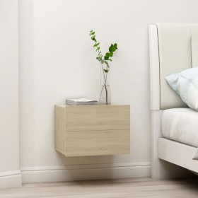 Mesita de noche madera contrachapada color roble 40x30x30 cm de , Mesitas de noche - Ref: Foro24-801059, Precio: 41,96 €, Des...