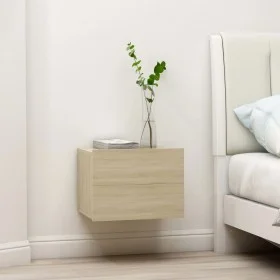 Mesita de noche madera contrachapada color roble 40x30x30 cm de , Mesitas de noche - Ref: Foro24-801059, Precio: 36,18 €, Des...
