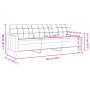 Juego de sofás con reposapiés 4 piezas tela negro de , Sofás - Ref: Foro24-3278299, Precio: 680,99 €, Descuento: %