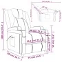 Roter Kunstleder-Massagesessel von , Elektrische Massagesessel - Ref: Foro24-342716, Preis: 202,98 €, Rabatt: %