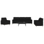 Juego de sofás 3 piezas tela negro de , Sofás - Ref: Foro24-3278291, Precio: 626,42 €, Descuento: %