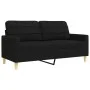 Juego de sofás 3 piezas tela negro by , Sofas - Ref: Foro24-3278291, Price: 616,79 €, Discount: %
