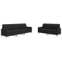 Juego de sofás 2 piezas tela negro de , Sofás - Ref: Foro24-3278323, Precio: 479,95 €, Descuento: %