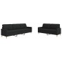 Juego de sofás 2 piezas tela negro de , Sofás - Ref: Foro24-3278323, Precio: 487,50 €, Descuento: %