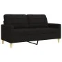 Juego de sofás 2 piezas tela negro de , Sofás - Ref: Foro24-3278323, Precio: 479,95 €, Descuento: %