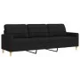 Juego de sofás 2 piezas tela negro de , Sofás - Ref: Foro24-3278323, Precio: 479,95 €, Descuento: %