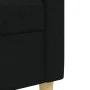 Juego de sofás con reposapiés 3 piezas tela negro de , Sofás - Ref: Foro24-3278331, Precio: 560,34 €, Descuento: %