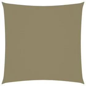 Beige Oxford fabric square sail awning 6x6 m by vidaXL, Umbrellas - Ref: Foro24-135142, Price: 103,89 €, Discount: %