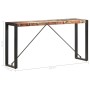 Mesa consola de madera maciza reciclada 150x35x76 cm de , Mesas auxiliares - Ref: Foro24-285949, Precio: 124,17 €, Descuento: %