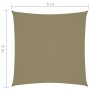 Toldo de vela cuadrado tela Oxford beige 6x6 m de vidaXL, Sombrillas - Ref: Foro24-135142, Precio: 110,53 €, Descuento: %