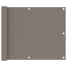 Toldo para balcón de tela Oxford gris taupe 75x300 cm de vidaXL, Sombrillas - Ref: Foro24-134984, Precio: 18,48 €, Descuento: %